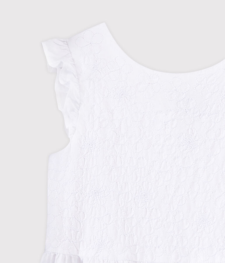 Vestido de ceremonia para ni&ntilde;a blanco