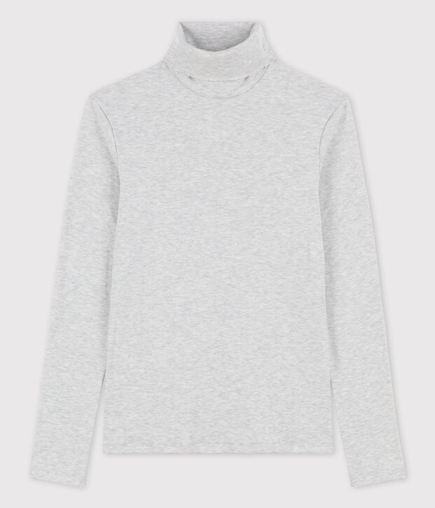 Prenda de cuello de cisne ic&oacute;nica de punto cocotte de algod&oacute;n de mujer BELUGA CHINE