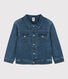 Chaqueta de tejido vaquero orgánico de niña/niño