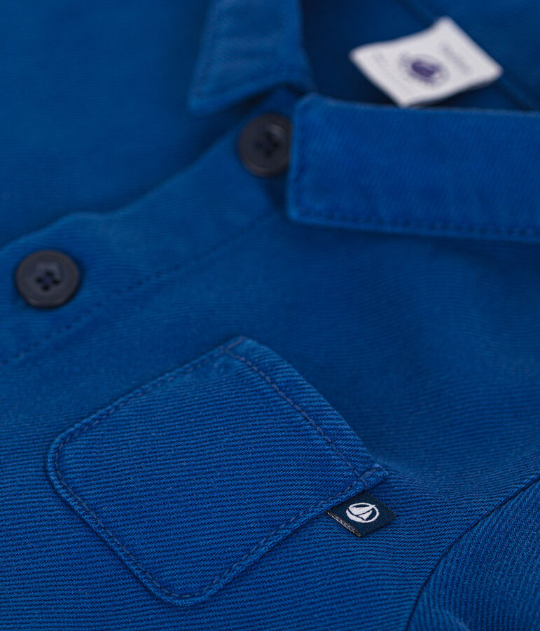 Mono largo de algod&oacute;n lyocell para beb&eacute; azul INCOGNITO