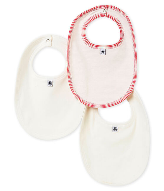 Trio de baberos para bebé niña variante 1