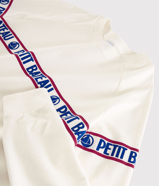 Sudadera de felpa ligera de mujer blanco MARSHMALLOW