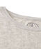 Camiseta maxi para mujer en túbico extrafino chiné gris BELUGA CHINE