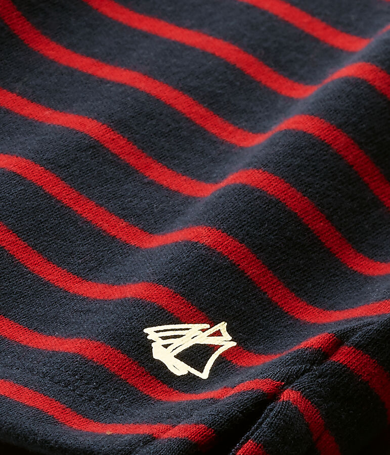 Marinera de ni&ntilde;a de manga larga azul/rojo