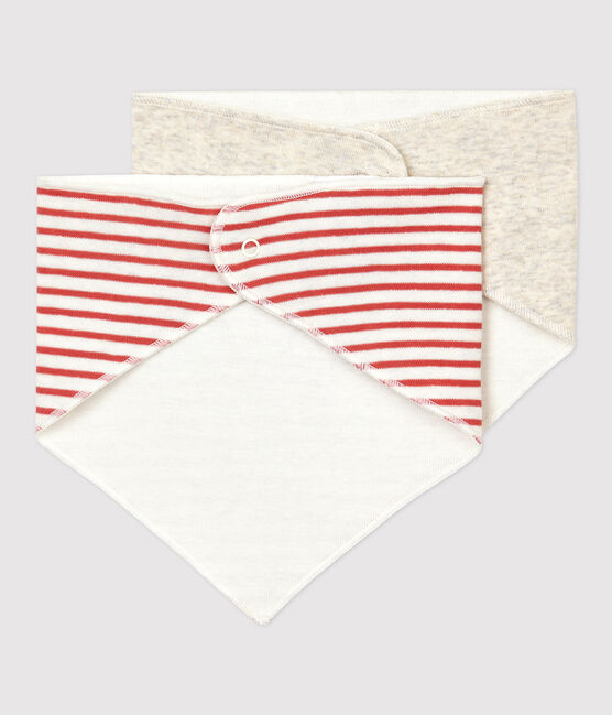 Juego de 2 bandanas-baberos para bebé variante 2