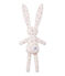 Doudou lapin bébé mixte imprimé rosa VIENNE/blanco MULTICO