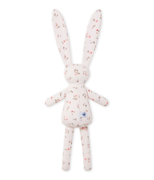 Doudou lapin b&eacute;b&eacute; mixte imprim&eacute; rosa/multicolor