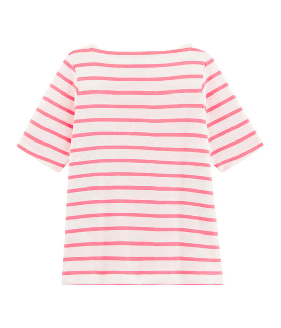 Camiseta de niña blanco MARSHMALLOW/rosa CUPCAKE
