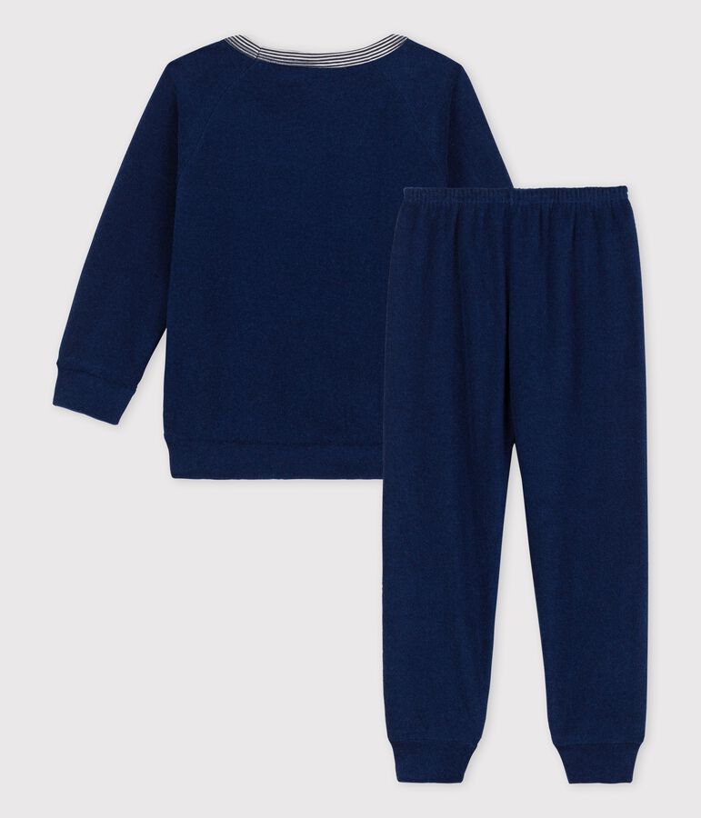 Pijama de rizo afelpado azul MEDIEVAL