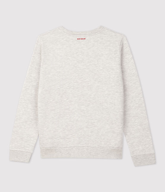 Sudadera de muletón de niña/niño gris BELUGA CHINE