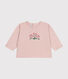 Camiseta de algodón de manga larga para bebé