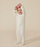 Pijama para bebé con estrella pequeña de algodón blanco MARSHMALLOW/ HERBIER