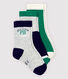 Lote de 3 pares de calcetines de niño