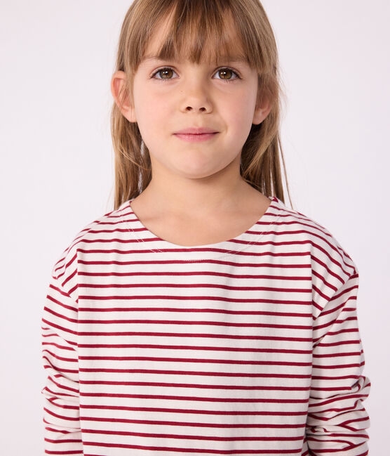 Marinera infantil de algodón rojo MILK/ AMARANTE