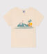 Camiseta estampada de algodón para niña