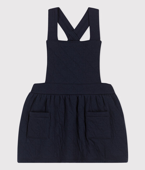 Vestido sin mangas de túbico acolchado y estampado para bebé azul SMOKING