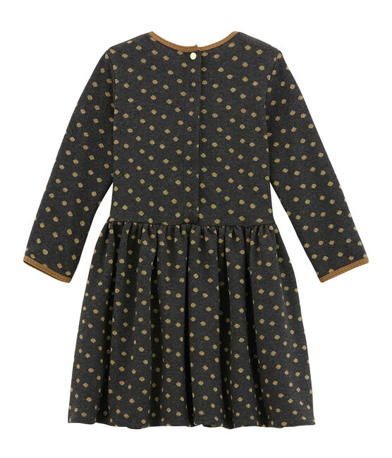 Vestido para niña negro CITY/amarillo DORE