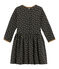 Vestido para niña negro CITY/amarillo DORE
