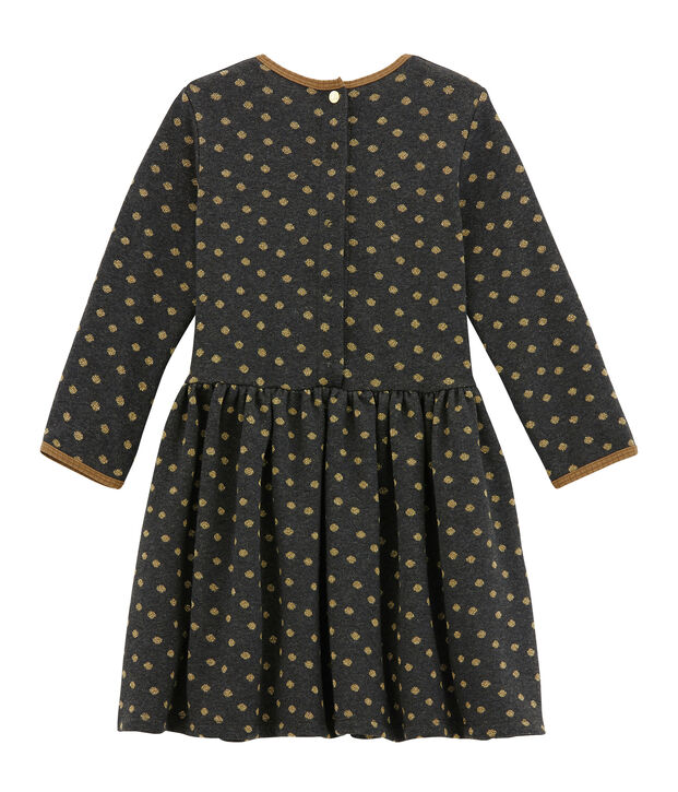 Vestido para ni&ntilde;a gris/amarillo