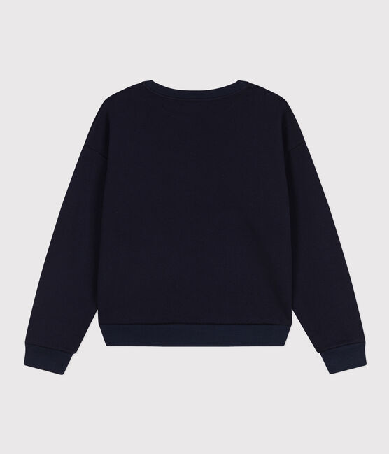 Sudadera de felpa de mujer azul SMOKING