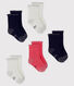 Juego de 5 pares de calcetines para bebé