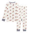Pijama de punto para niño blanco MARSHMALLOW/blanco MULTICO