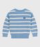 Jersey infantil de punto tricotado azul FLO/ MILK