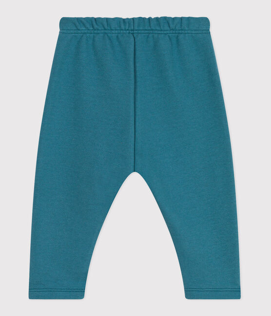 Pantalón de jogging liso de algodón para bebé verde DRAGONFLY