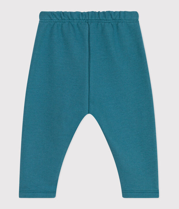 Pantal&oacute;n de jogging liso de algod&oacute;n para beb&eacute; verde