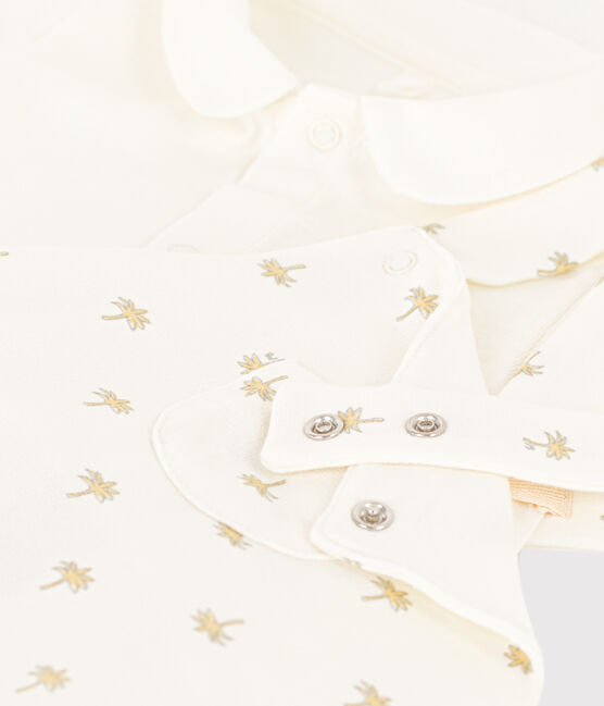 Conjunto de peto y body de algodón para bebé blanco MARSHMALLOW/blanco MULTICO