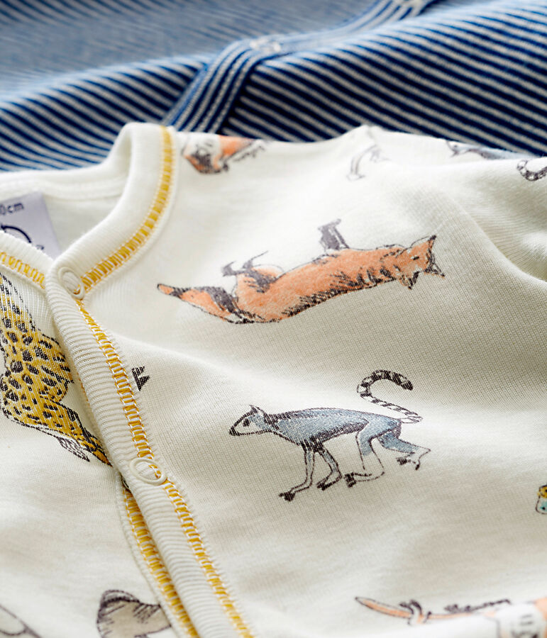 D&uacute;o de peleles para beb&eacute; ni&ntilde;o multicolor