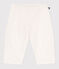 Pantalón de terciopelo liso para bebé crudo MILK
