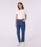 Camiseta L'ICONIQUE de algodón de punto «cocotte» para mujer blanco ECUME