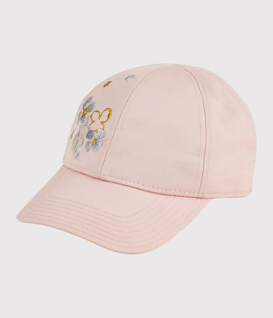 Gorra bordada de niña rosa MINOIS