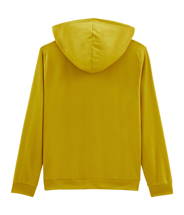 Sudadera mujer con capucha verde