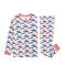 Pijama de punto para niño blanco MARSHMALLOW/blanco MULTICO