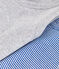 Juego de 2 camisetas sin mangas infantiles de algodón a rayas variante 1