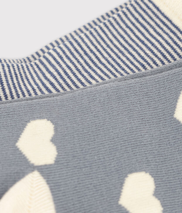 Juego de 2 pares de calcetines para ni&ntilde;a multicolor