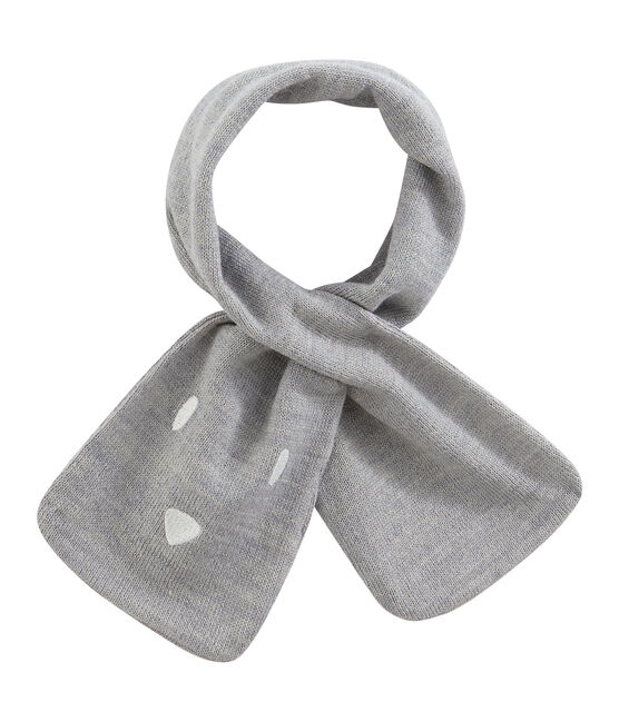 Bufanda para bebé unisex gris SUBWAY CHINE