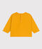 Camiseta de manga larga de jersey para bebé amarillo BOUDOR