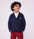 Cárdigan infantil de algodón liso
