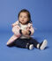 Chubasquero emblemático de Petit Bateau de bebé niña rosa MINOIS