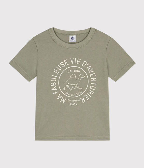 Camiseta de algodón de manga corta para niño MARECAGE/ AVALANCHE