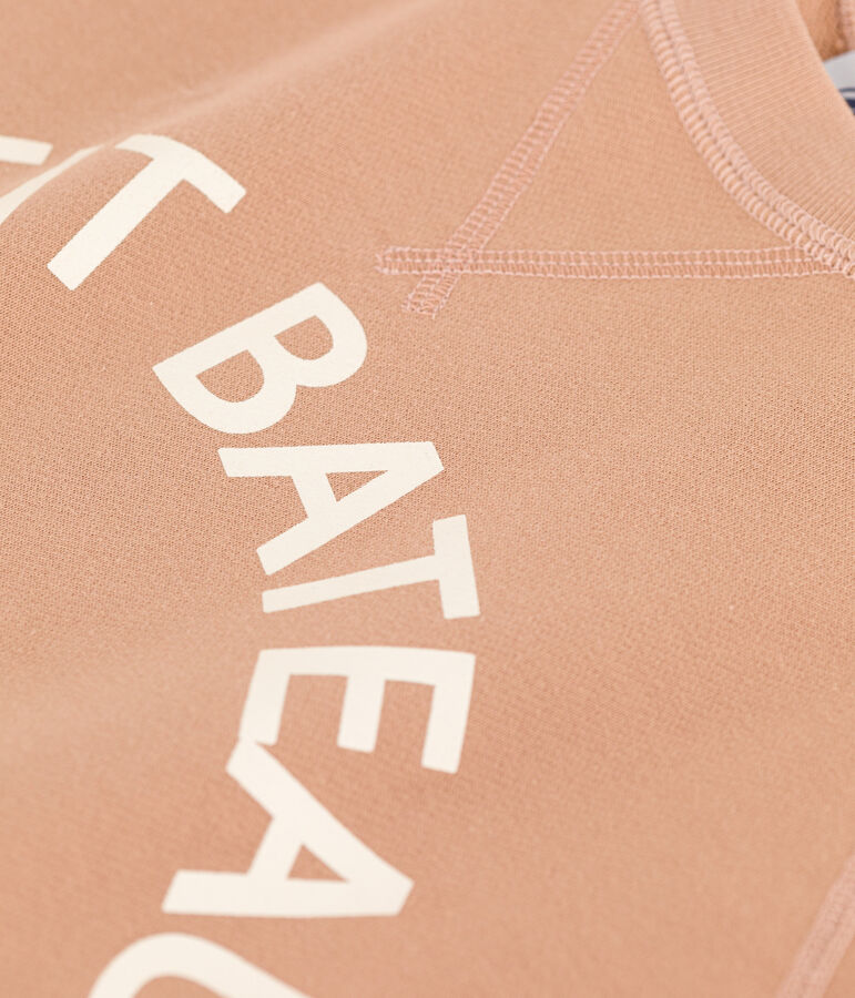 Sudadera de algod&oacute;n para mujer beige