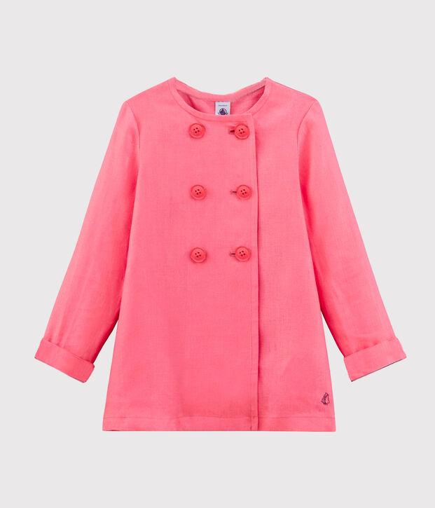 Chaqueta infantil para ni&ntilde;a rosa