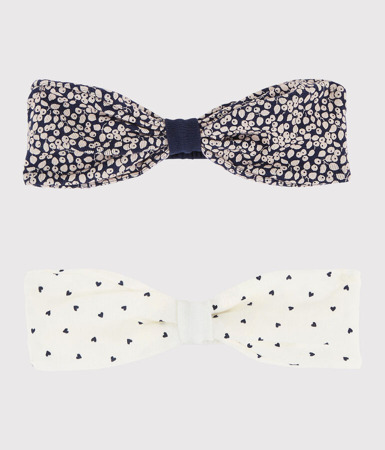 Lote de 2 diademas para beb&eacute; ni&ntilde;a multicolor