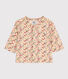 Camisa estampada de popelina para bebé