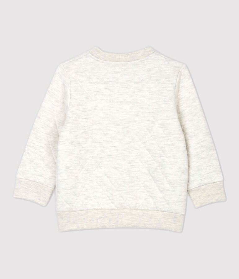 C&aacute;rdigan acolchado de beb&eacute;. beige