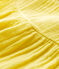 Vestido de gasa de algodón ecológico para bebé amarillo ORGE
