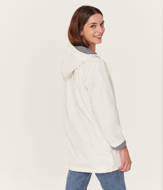 Impermeable emblemático unisex blanco MARSHMALLOW